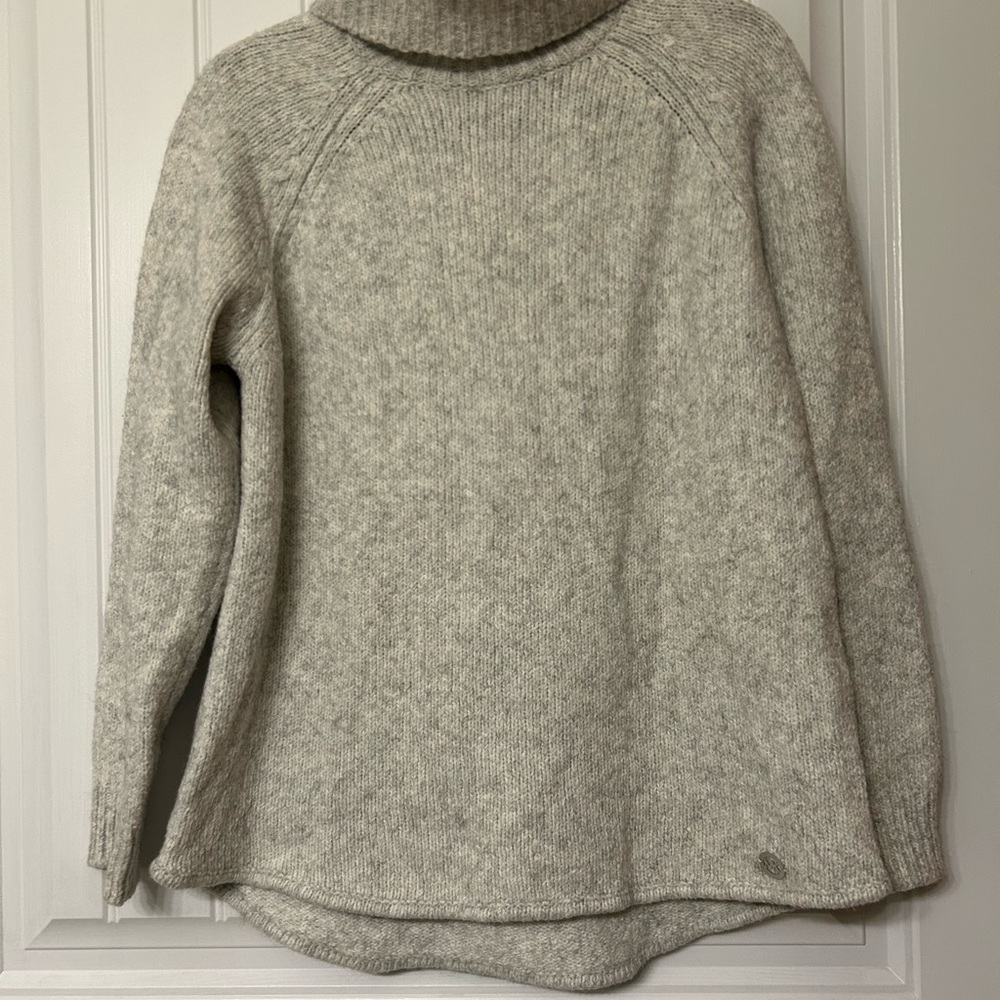 Michael Kors Light Gray Turtleneck Sweater